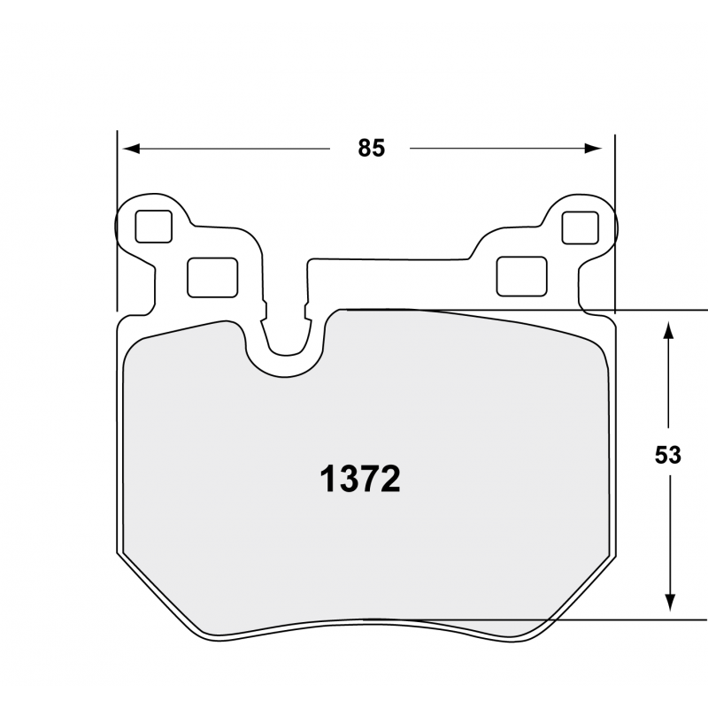 Fast road / track day compound. Street brake pads - BMW 135i
BMW 1M (upgrade)
rear